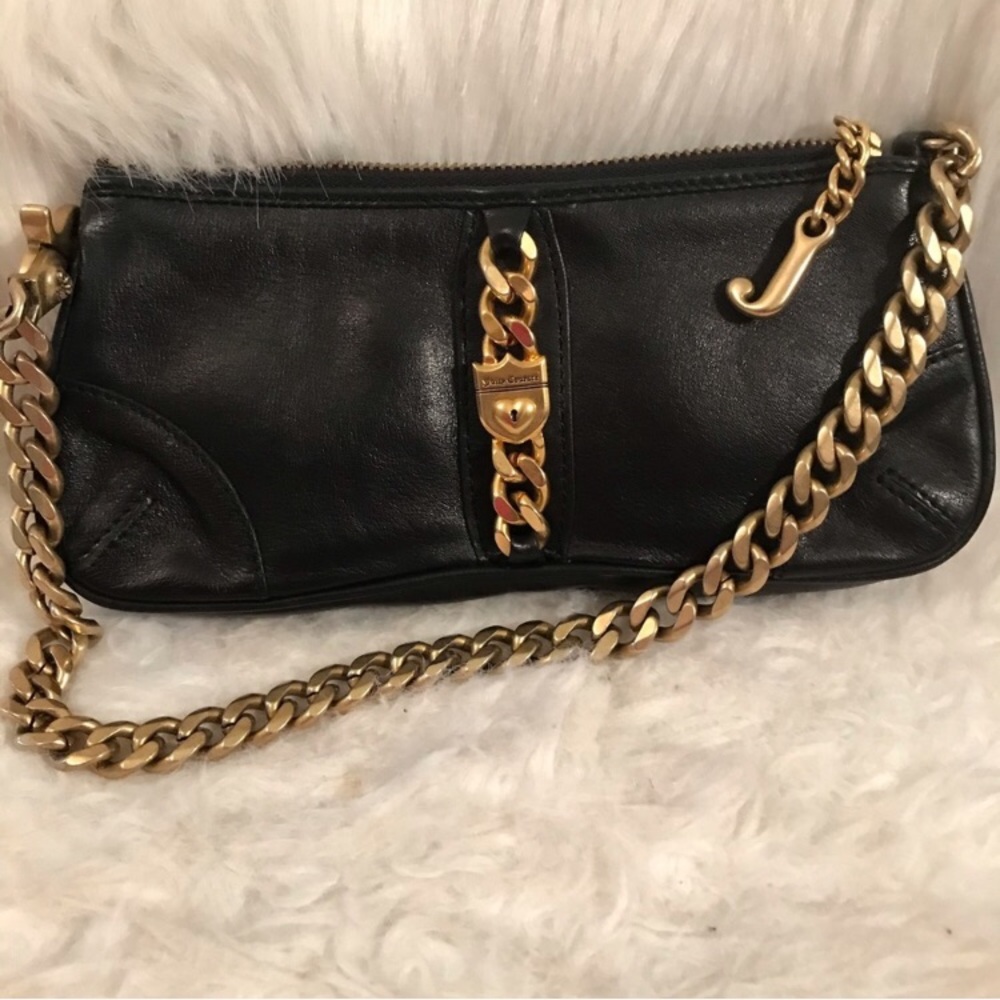Juicy Couture Black Leather Bag